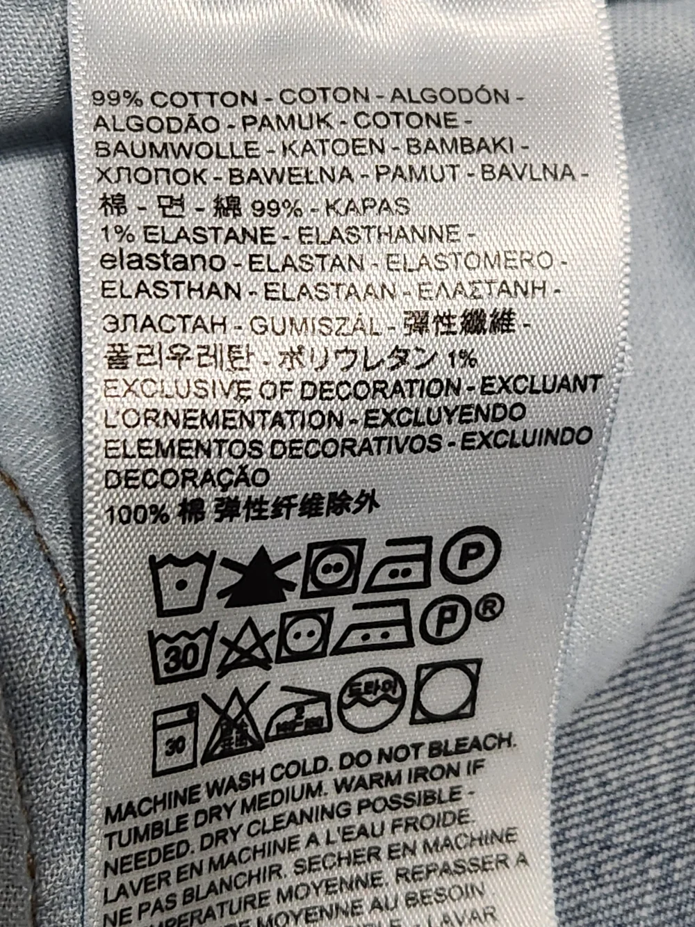 Levi's 505 Regular Straight Leg Jeans 40x30 Blue